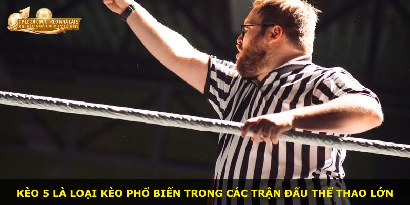 Kèo 5 là loại kèo phổ biến trong các trận đấu thể thao lớn