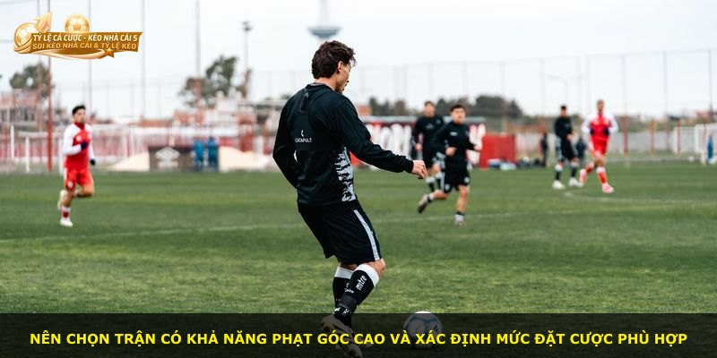 Nên chọn trận có khả năng phạt góc cao và xác định mức đặt cược phù hợp