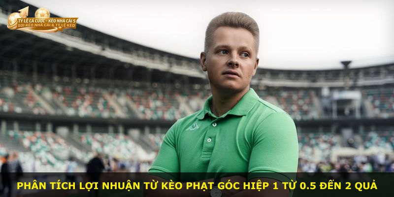 Phân tích lợi nhuận từ kèo phạt góc hiệp 1 từ 0.5 đến 2 quả