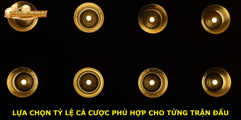 Lựa chọn tỷ lệ cá cược phù hợp cho từng trận đấu