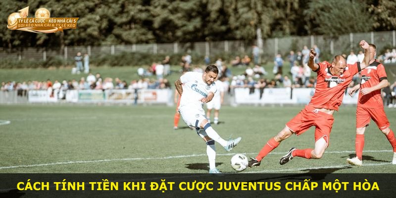 Cách tính tiền khi đặt cược Juventus chấp một hòa